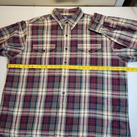 Polo Ralph Lauren Vintage Plaid Woodsman Work Shirt Long Sleeve Button Down - Picture 6 of 7